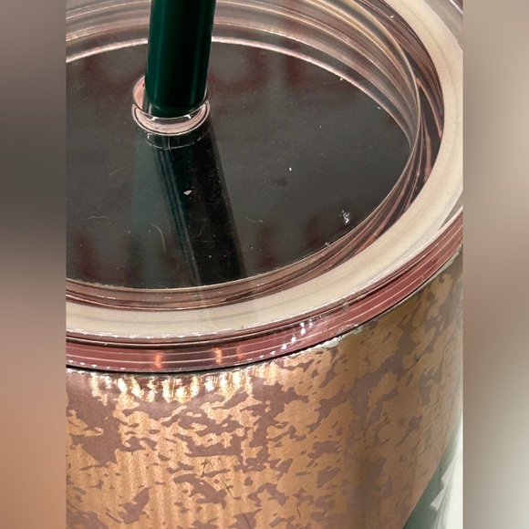 Starbucks Rose Gold 2019 Speckled Marble Cup 16 Fluid Ounce Tumbler - Picture 9 of 10